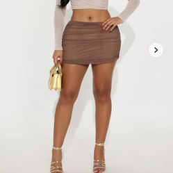 Mesh Mini Skirt