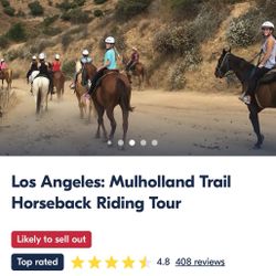 Hollywood Sign Horseback Tour Gift Card – $75 Value for $55 (you can verify before purchase)