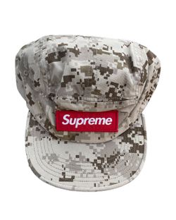 FW17 Supreme Digi Camo Camp Cap
