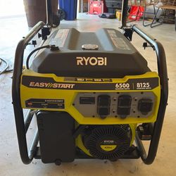 Ryobi Brand New Easy start Generator 6500/8125