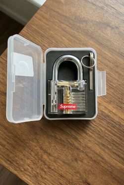 Supreme crystal clear acrylic lock I believe it was from 2020
