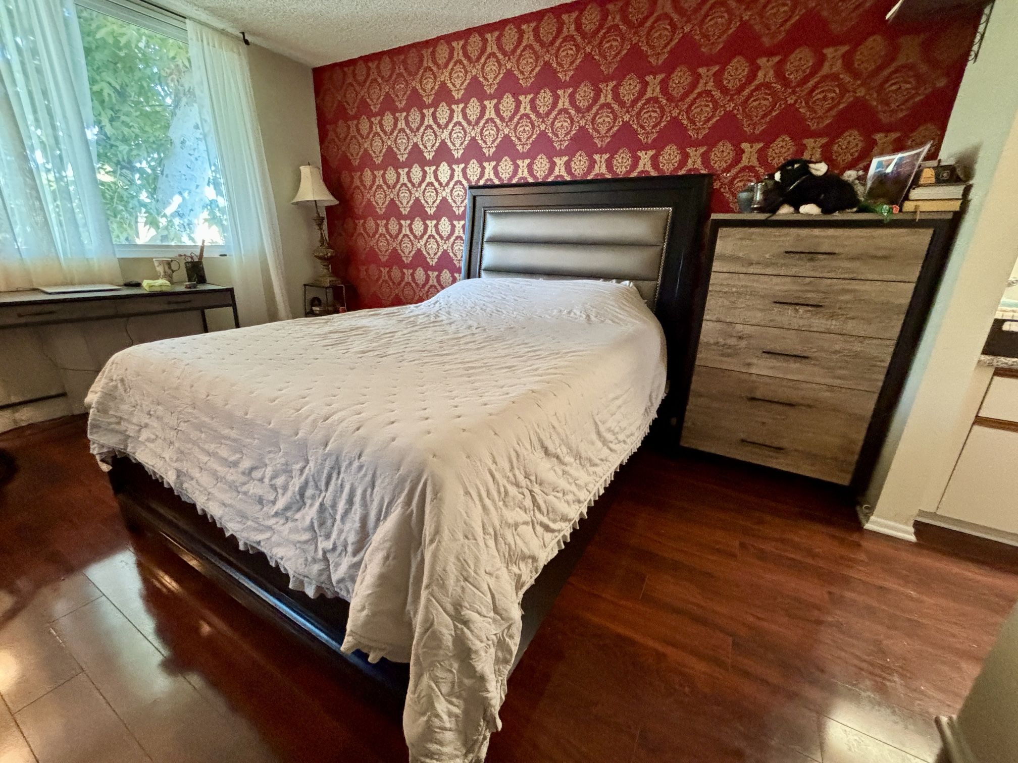 Queen Bed Frame + Box Spring