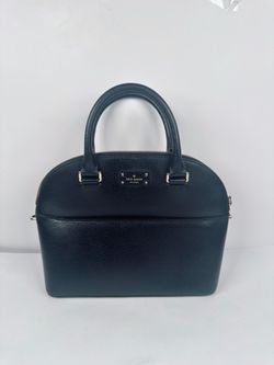 Kate Spade Black Grove Street Carli Leather Crossbody Purse 