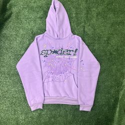 Sp5der hoodie Size Large Acai Purple