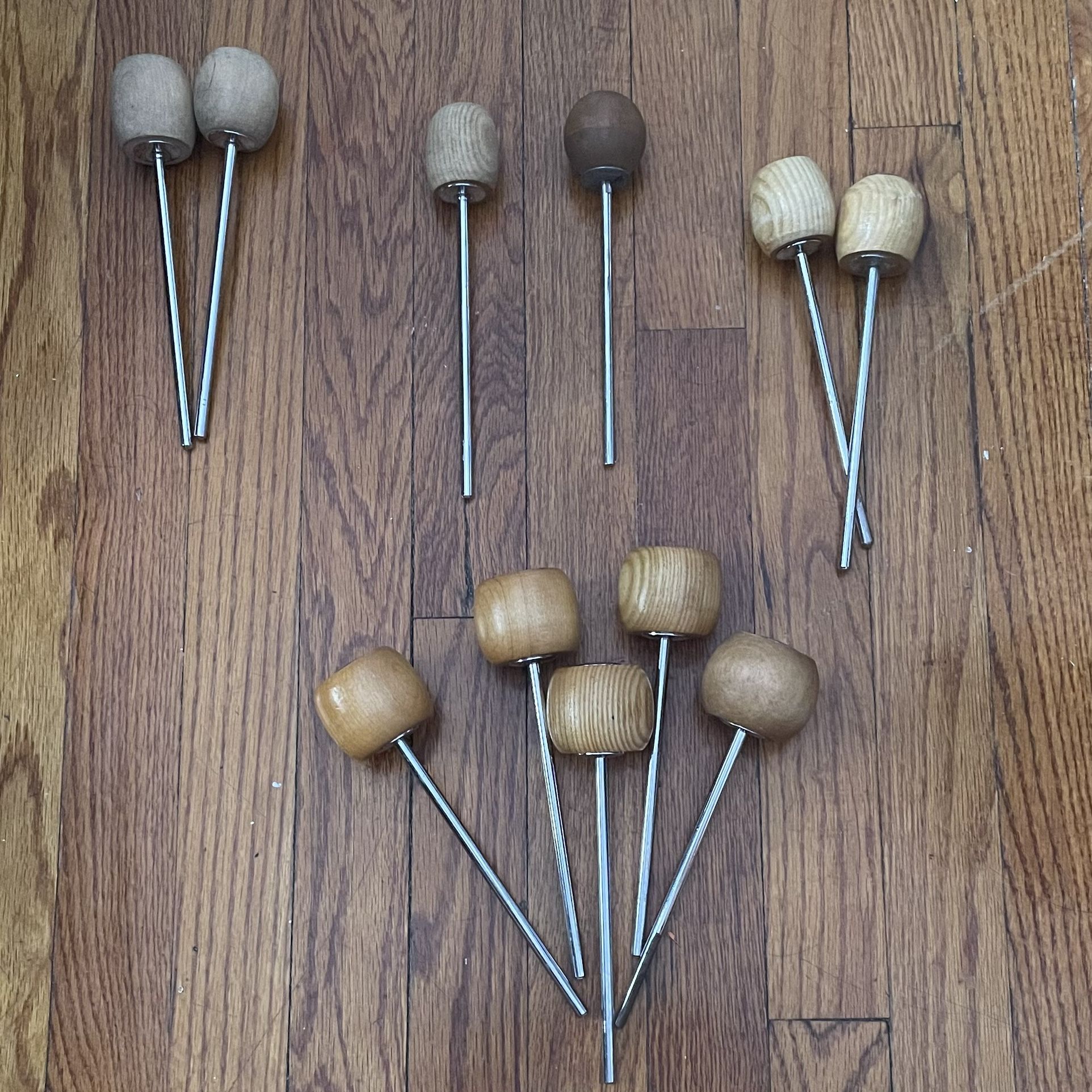 Vintage Bass Drum Beaters