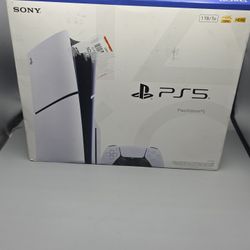 New Sony PlayStation 5 Slim Disc Edition PS5 1TB White Console Gaming System