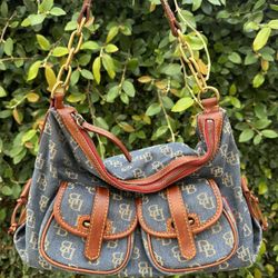 Dooney And Bourke Denim Bag 