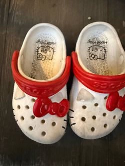 Hello kitty crocs