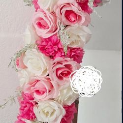 12 3D pink  butterflies