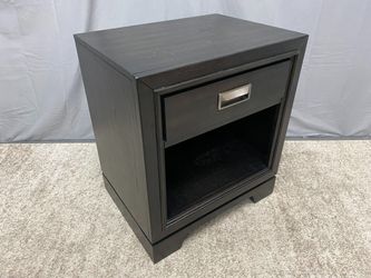 ASPENHOME Black 1-Drawer Open Nightstand