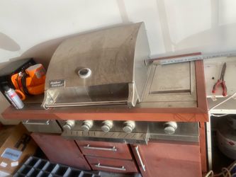Propane Bbq Grill With Both Side Burners