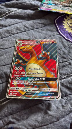 Pokemon Charizard GX 9/68 Hidden Fates Holo Ultra Rare Card