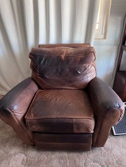 Brown Leather recliner