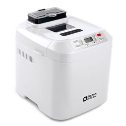 Kitchen in the Box 2lb Bread Maker with Auto Fruit Nut Dispenser, 12-in-1 Gluten-Free Bread Machine, 13H Delay Timer, Nonstick Pan, Keep Warm,