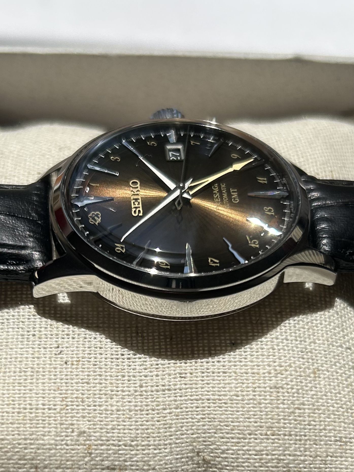 *Fathers Day* Seiko Watch GMT Full Kit - Presage Cocktail Time SSK039