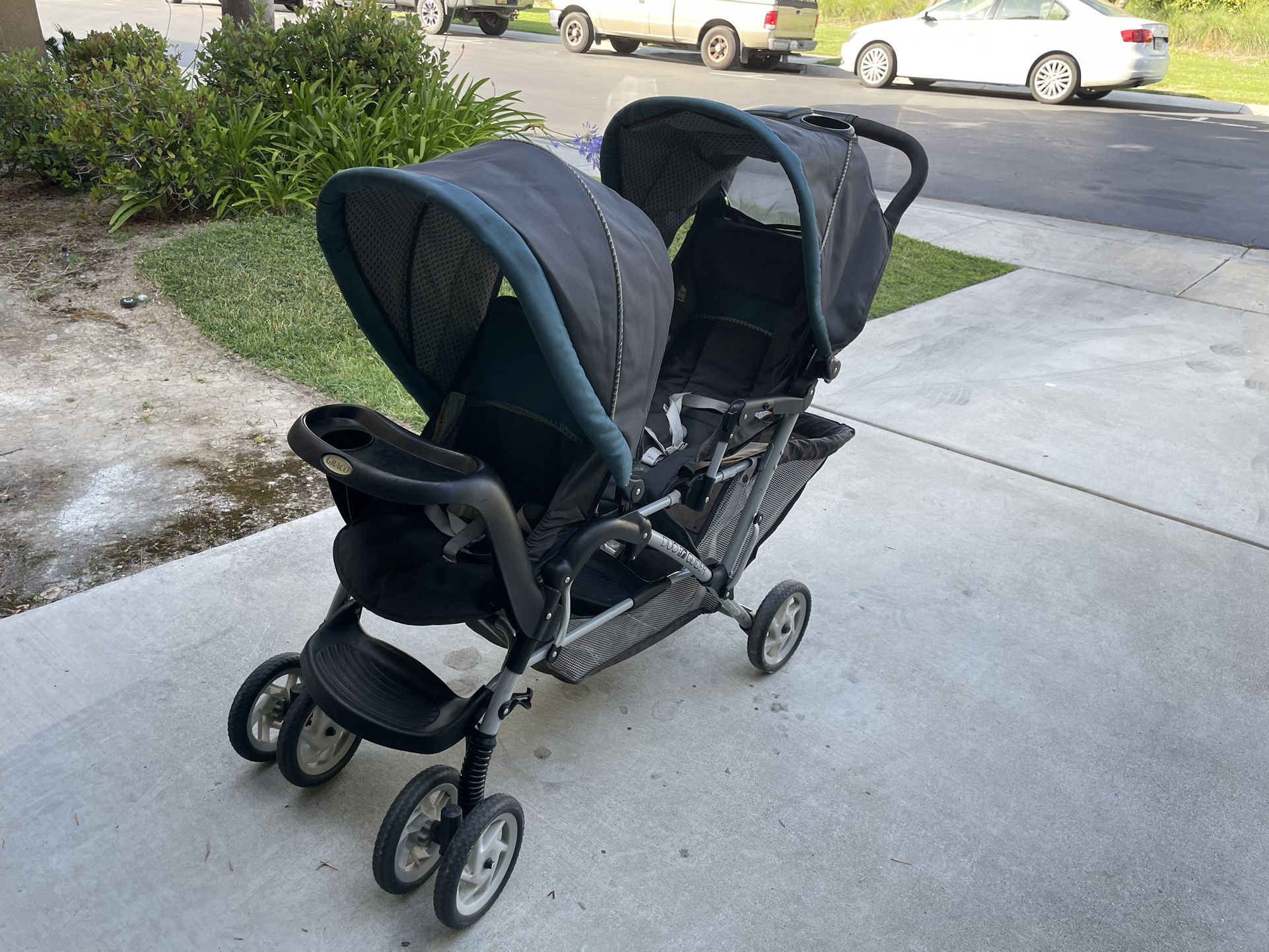 Double Stroller Roller Carrier For Infant Baby Toddler