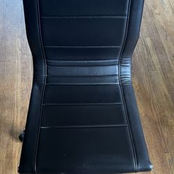 Espresso Brown Leather Office Chair