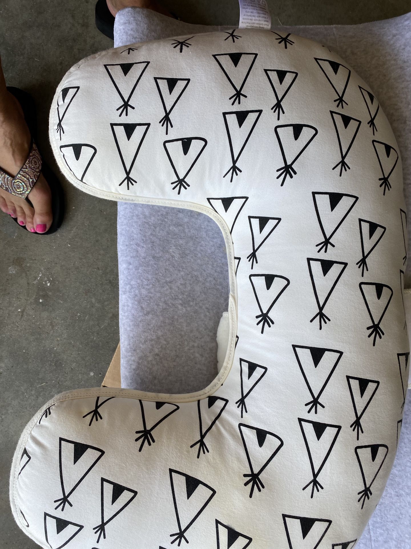 Nursing Pillow With Extra Pillow For Baby