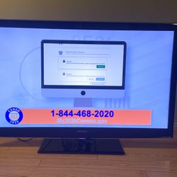 Samsung 55" TV with Google Chromecast