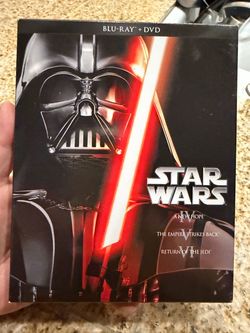 Star Wars Original Trilogy IV V VI Blu-ray + DVD 6-Disc Set Slipcover 2013