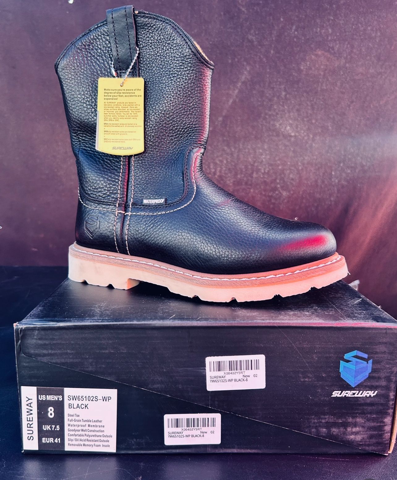 SUREWAY Steel TOE WORK BOOTS