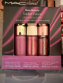 Rare Beauty Violet Faves Mini Cheek & Lip Trio
