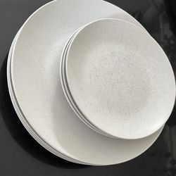 FREE - Ceramic Dinner & Salad Plates