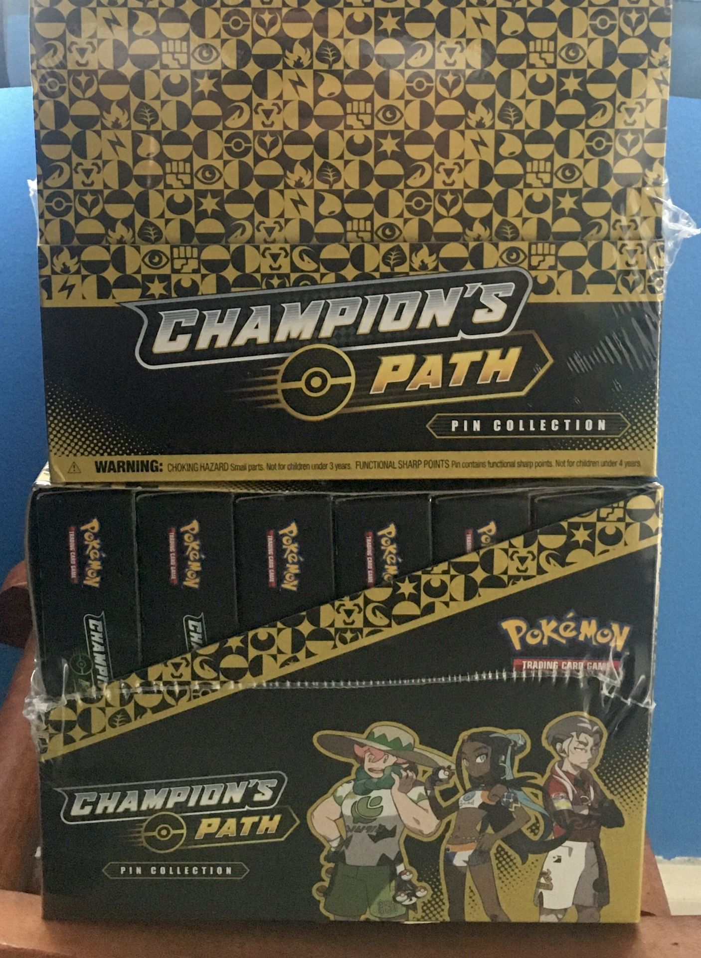 Pokémon TCG Champions Path Pin Box - Sealed 6 box set