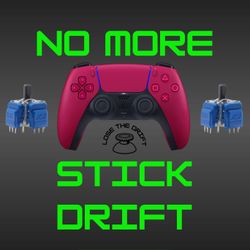 NO MORE DRIFT - PS5 DualSense Cosmic Red Controller With TMR (REFURBISHED)