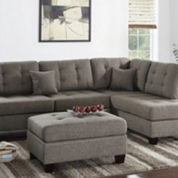 Gorgeous Coffee Colored Sectional Set