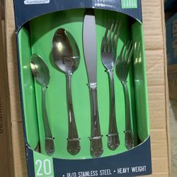 Stainless Steel 20 Pc Set 