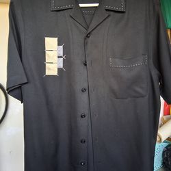 Nat Nast silk camp shirt size small
