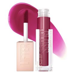 Maybelline New York Lifter Gloss Hydrating Lip Gloss with Hyaluronic Acid, Taffy 2ct