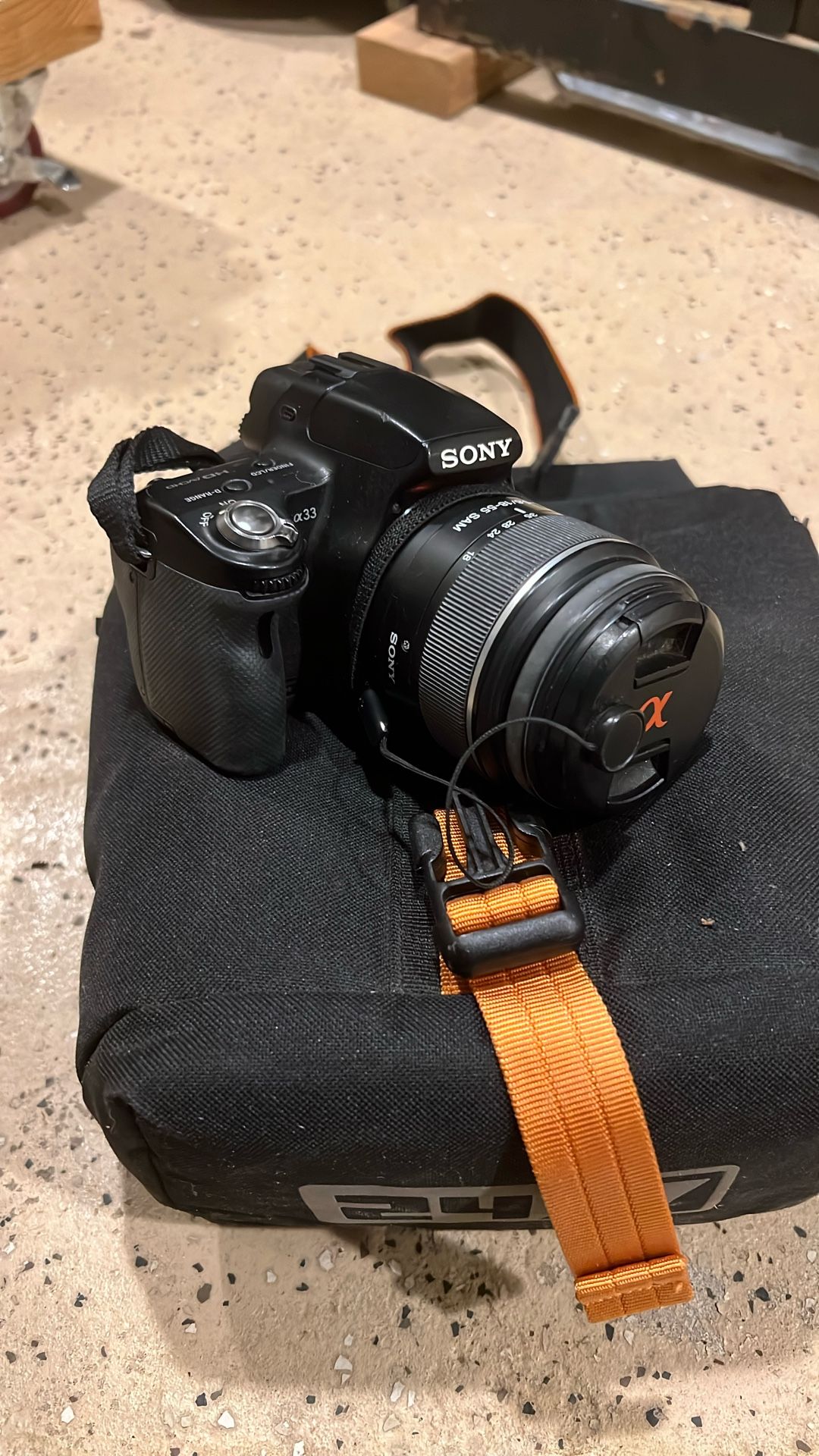 Sony Alpha A33 Camera w/ Bag