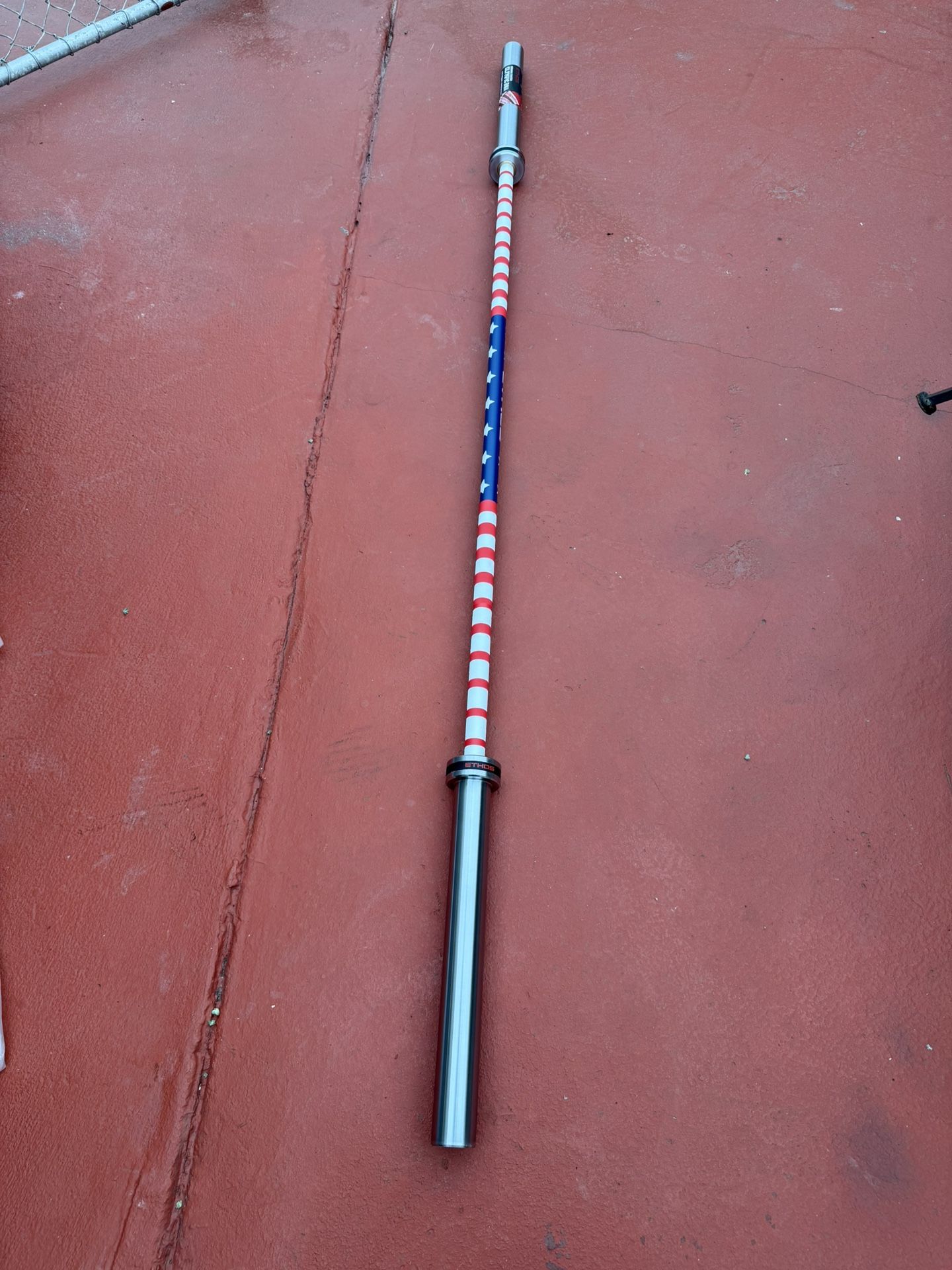All American 7ft Olympic 2 Inch Barbell (45.lbs )