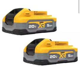 Dewalt XR 2 pack batteries