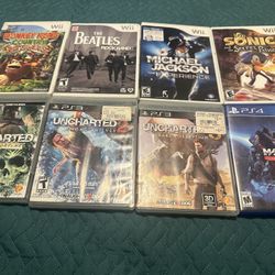 Nintendo And PlayStation Games