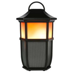  Rainy Day Flash Sale Acoustic Research Portable Outdoor Wireless & Bluetooth Speaker Lantern LED Flame Light Originally $149