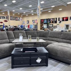 Reclining Sectional In Stock For Immediate Delivery 