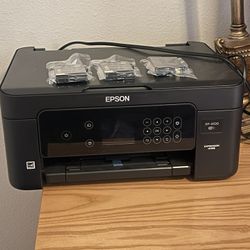 Used Epson Printer Works Great! With 3 New Ink Cartridges 