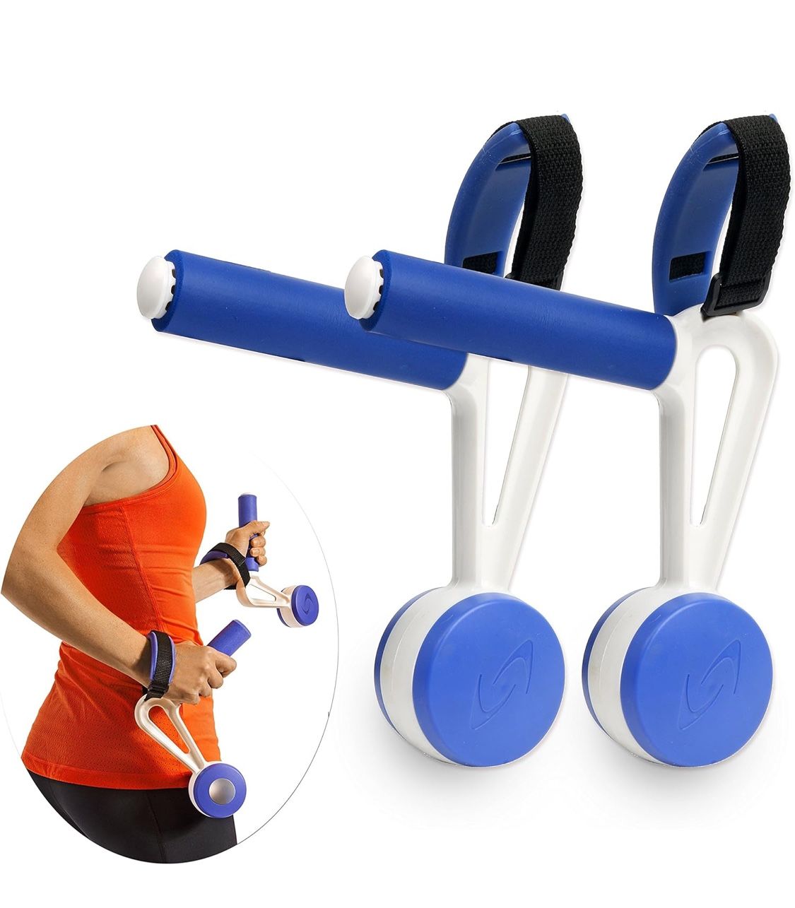 Swing Weights - Fitness Walking Dumbbells Hand Weights 3lb Pair