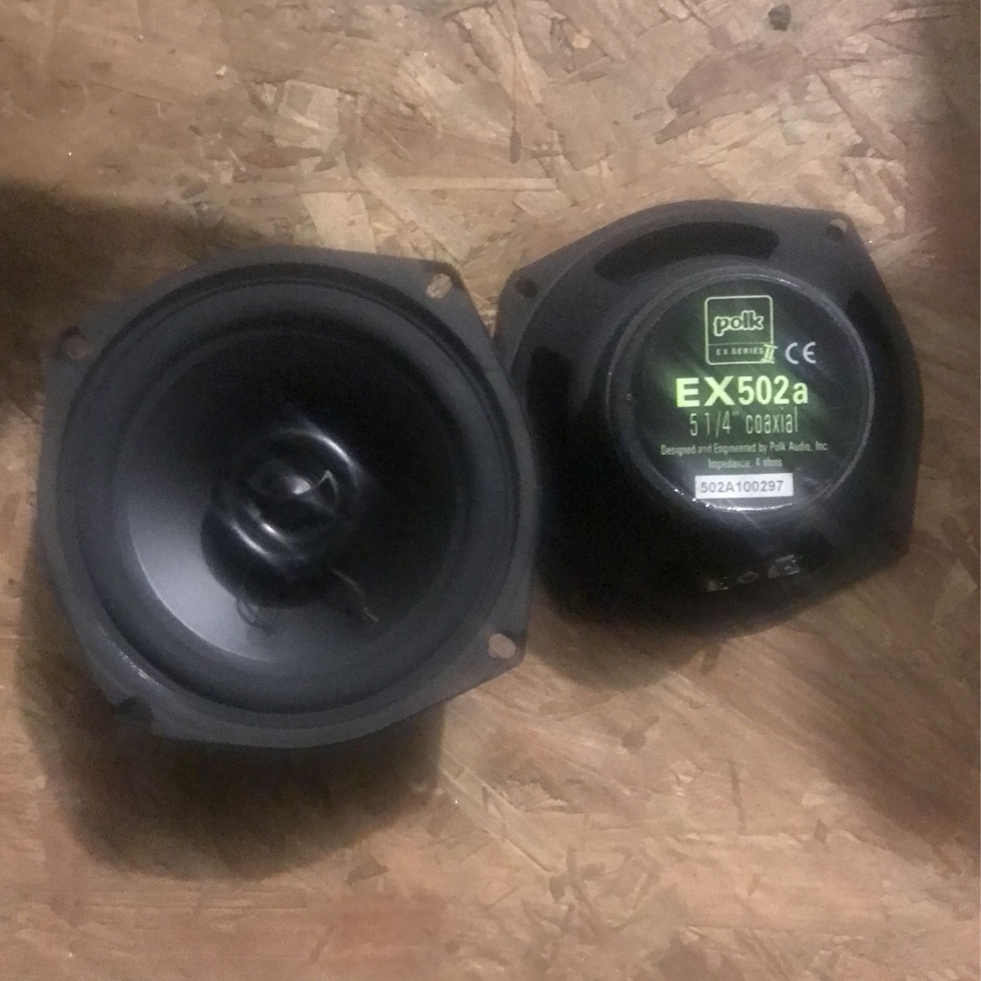 5.25 inch Polk audio speakers