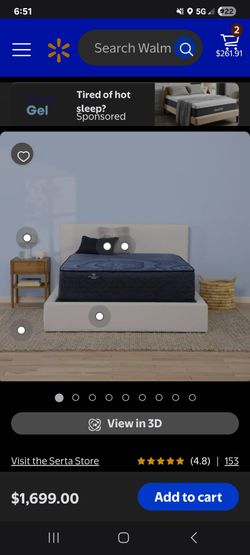 Serta Perfect Sleeper Radiant Rest Plush Hybrid King Mattress – brand New