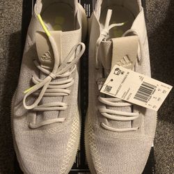 ADIDAS Pureboost Trainer Raw White/Footwear White/Hi-Res Yellow 9.5 B (M)