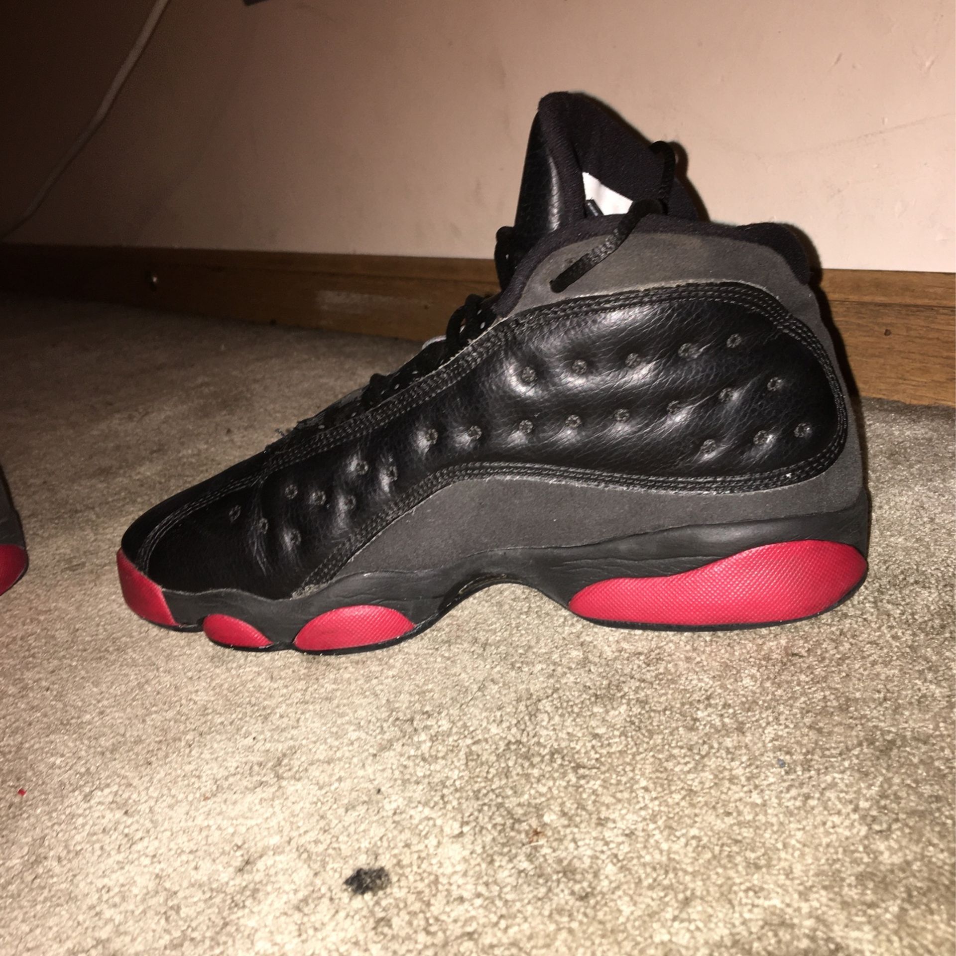 Red and Black Jordan Retro 13-$100 Size 7