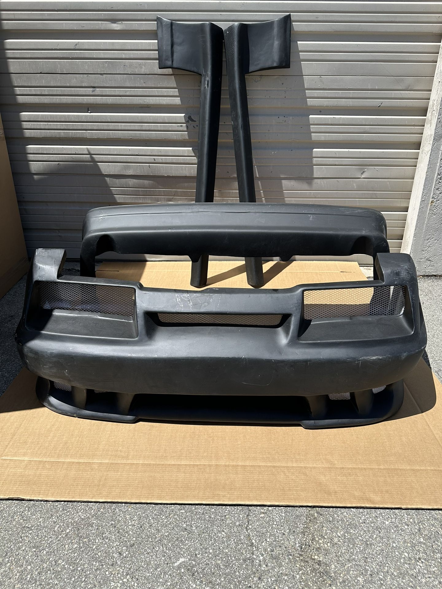 83 - 86 Ford Mustang Duraflex Colt Rear Bumper / Skirts Body Kit - 3 Pieces - Part # 104878
