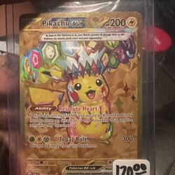 Hyper Rare Pikachu Ex 