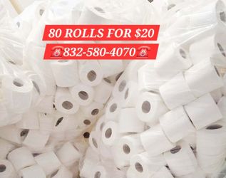 Up to 80 rolls of toilet paper for $20