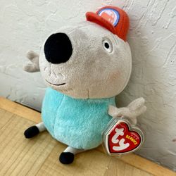 2011 TY Beanie Babies Peppa Pig’s Grandad Dog Plush Stuffed Animal