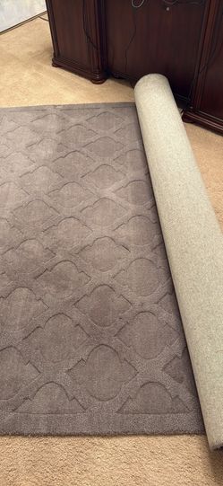 DARK GRAY 6 x 9 AREA RUG